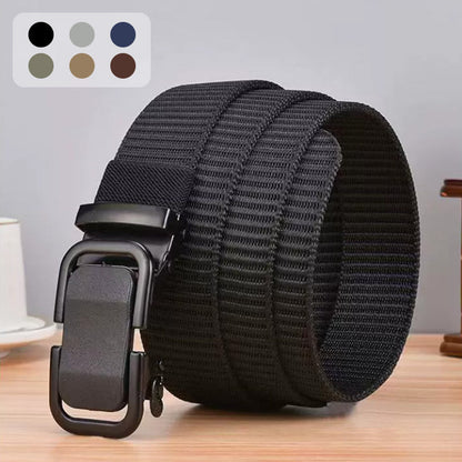 Men's Tactical Nylon Belt - Heavy-Duty Buckle & Adjustable Fit