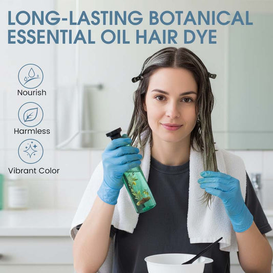 🔥2026 New Arrivals: 50% Off for a Limited Time!🔥Long-Lasting Botanical Essential Oil Hair Dye