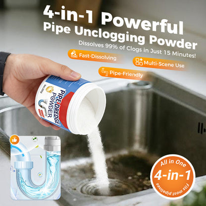 🎁 Hot Sale 50% OFF 🔥4-in-1 Powerful Pipe Unclogging Powder
