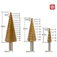 6 PCS Pagoda-Shaped Drill Bits Set with Storage Case