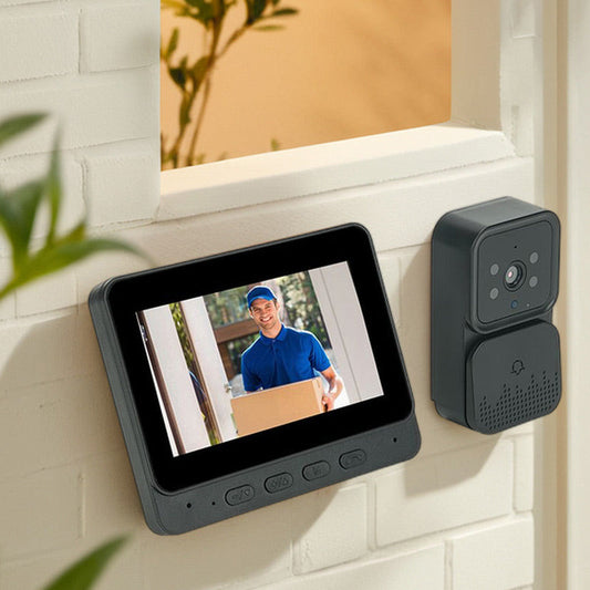 🔥New Yearr Sale:50% OFF🎉Wireless Video doorbell with Monitor & Camera