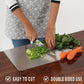 🔪 Stainless Steel Countertop Chopping Board – Hygienic, Knife-Friendly & Easy-Clean Surface 🍽️
