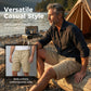 ⏳LAST DAY SALE 50% OFF !!📢Men's Casual Cargo Shorts with Drawstring Waist