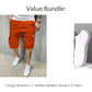 ⏳LAST DAY SALE 50% OFF !!📢Men's Casual Cargo Shorts with Drawstring Waist