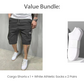 ⏳LAST DAY SALE 50% OFF !!📢Men's Casual Cargo Shorts with Drawstring Waist