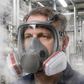Full Face Respirator Mask with Efficient Filtration System