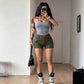 📢📢40% OFF !! ⏰Women's High-Waisted Cargo Shorts