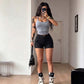 📢📢40% OFF !! ⏰Women's High-Waisted Cargo Shorts