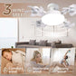🔥HOT SALE 50% OFF🌀Smart LED Ceiling Fan Light with Remote – 3 Speeds, 3 Color Temps, Quiet Motor