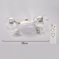 🔥HOT SALE 50% OFF🌀Smart LED Ceiling Fan Light with Remote – 3 Speeds, 3 Color Temps, Quiet Motor