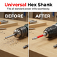 🔧 LIMITED-TIME 50% OFF! ✨ Universal 1/4" Shank Pagoda Hex Bits – Tungsten Steel, Magnetic, Precision Tip 🛠️