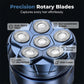 6-Blade Electric Head Shaver for Men