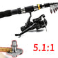 🎣 LIMITED-TIME 50% OFF 🧳 Complete Telescopic Fishing Kit — Rod, Reel, Lures & Bag