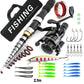 🎣 LIMITED-TIME 50% OFF 🧳 Complete Telescopic Fishing Kit — Rod, Reel, Lures & Bag