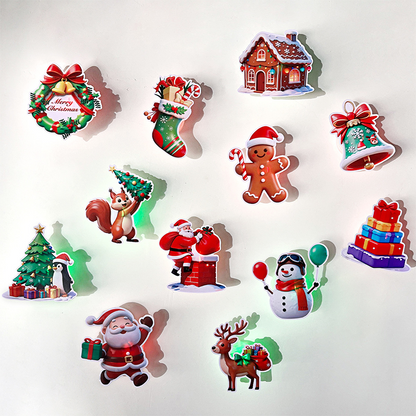 ⏳Time-Limited Special ⏰LED Christmas Light-Up Wall Decals
