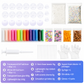 DIY Clay Squeeze Ball Craft Kit Slow Stress Relief Handmade Toy Set for Kids