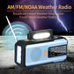 📻 Solar & Hand-Crank Emergency Radio | LED Light & USB Backup Power