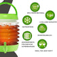 Collapsible water container with faucet