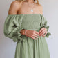 🔥HOT SALE 49% OFF🔥FRENCH RUFFLED LANTERN SLEEVES MULTI-WEAR DRESS
