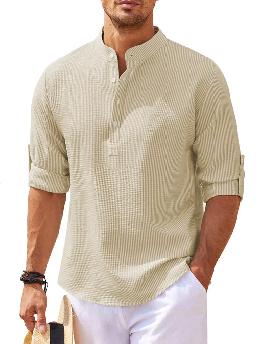 CHARLESTON CONTEMPORARY HENLEY SHIRT