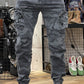 Men's Distressed Slim Fit Biker Jeans