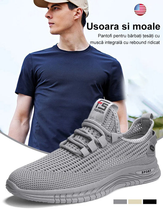 Men's High Rebound Breathable Fully Woven Shoes