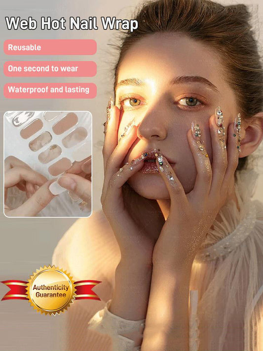 3d Gilding Laser Nail Polish Film (Easy To Operate Without Hurting Your Nails)