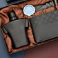 Gift Sets for Men Leather Case & Watch & Perfume