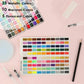 Premium Watercolor Set Of 50 With Brush