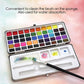 Premium Watercolor Set Of 50 With Brush