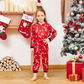 Mosaic Reindeer Family Matching Onesize Pajama for Dad - Mom - Kid - Baby (Flame Resistant)