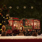 Christmas Gift Train Crystal Ball Ornament