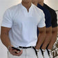 2023 Men Gentlemans Business Short Sleeve Fitness T-shirt