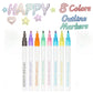 Kmartinusa Outline Marker Set (8 Colors)