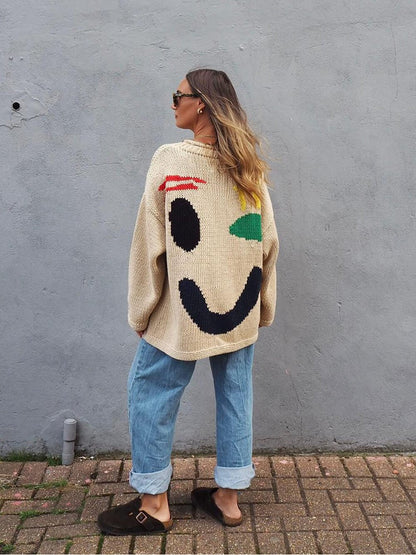 💥Hot Sale 49% OFF💥Happy Sunday Feel Good Knit Jumpers