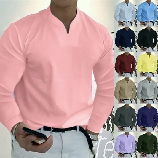 🔥 49% off 🔥- Men's Loose Casual Long Sleeve Top-BUY 2 Free Shipping🔥