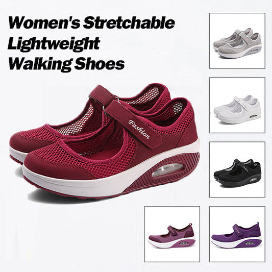 ?2023 Flash Sale 70% OFF?Stretchable Breathable Lightweight Walking Shoes