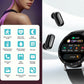 2 IN 1 SMARTWATCH WITH EARPHONES (FOR IPHONE AND ANDROID)--FREE SHIPPING