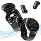 2 IN 1 SMARTWATCH WITH EARPHONES (FOR IPHONE AND ANDROID)--FREE SHIPPING