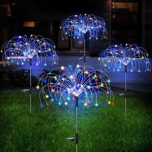 🔥2024 New Year Hot Sale 49% Off🎁Waterproof Solar Garden Fireworks Lamp