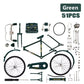 ✨️51 PCS DIY Retro Bicycle Model Decoration