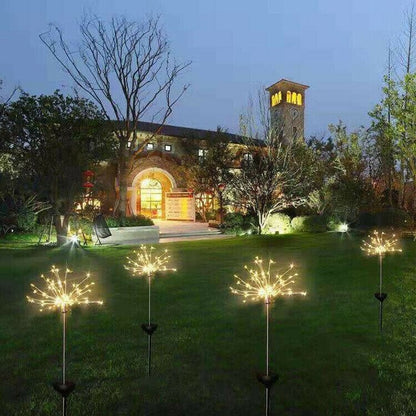 🔥2024 New Year Hot Sale 49% Off🎁Waterproof Solar Garden Fireworks Lamp