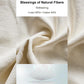 Square Collar Solid Color Cotton And Linen 2-piece Set