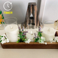 Flickering Flameless Candles with Glass Holder