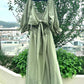 🔥HOT SALE 49% OFF🔥FRENCH RUFFLED LANTERN SLEEVES MULTI-WEAR DRESS