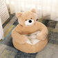 Bear Hug Cat Dog Plush Bed