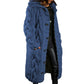 2023 Knitted Thick Line Sweater Coat - Free Shipping