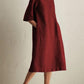 Japanese Style Linen Cotton Dress
