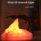 3D Printed Dragon Lamp