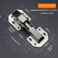 Cabinet hinges - Easy installation of bridge-shaped door hinges【Hydraulic buffer】